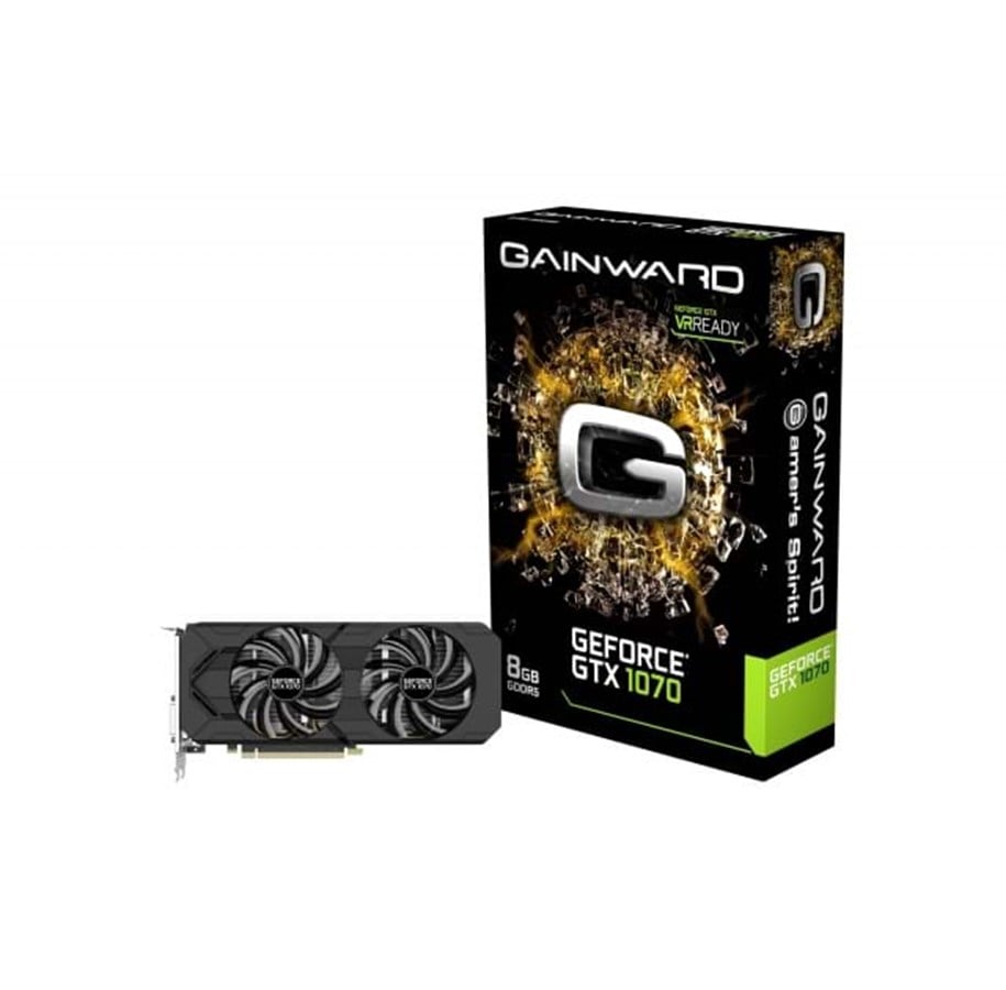 Grafikkort - Gainward GeForce GTX 1070 DUAL - 8GB GDDR5 RAM - Grafikkort - 426018336-3750
