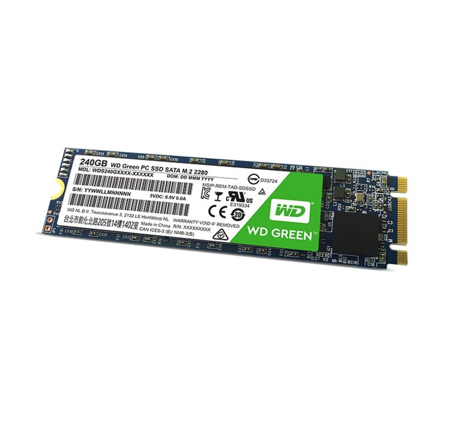 SSD - WD Green SSD M.2 2280 - 240GB - WDS240G1G0B