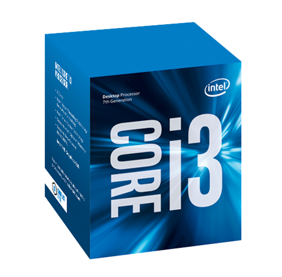 CPU - Intel Core i3-7100 Kaby Lake CPU - 2 kerner - 3.9 GHz - Intel LGA1151 - Intel Boxed (med køler) - BX80677I37100