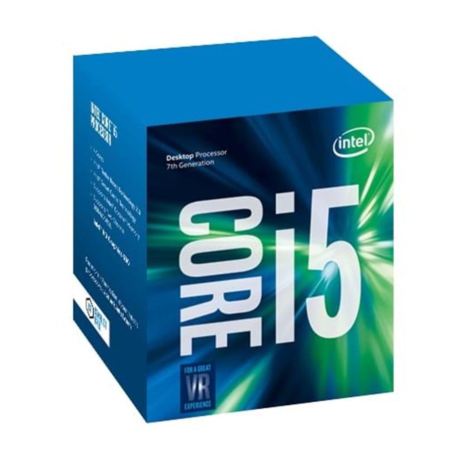 CPU - Intel Core i5-7400 Kaby Lake CPU - 4 kerner - 3 GHz - Intel LGA1151 - Intel Boxed (med køler) - BX80677I57400