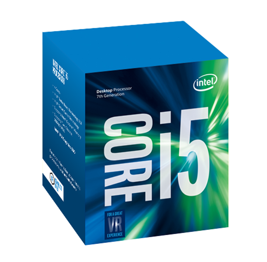 CPU - Intel Core i5-7500 Kaby Lake CPU - 4 kerner - 3.4 GHz - Intel LGA1151 - Intel Boxed (med køler) - BX80677I57500