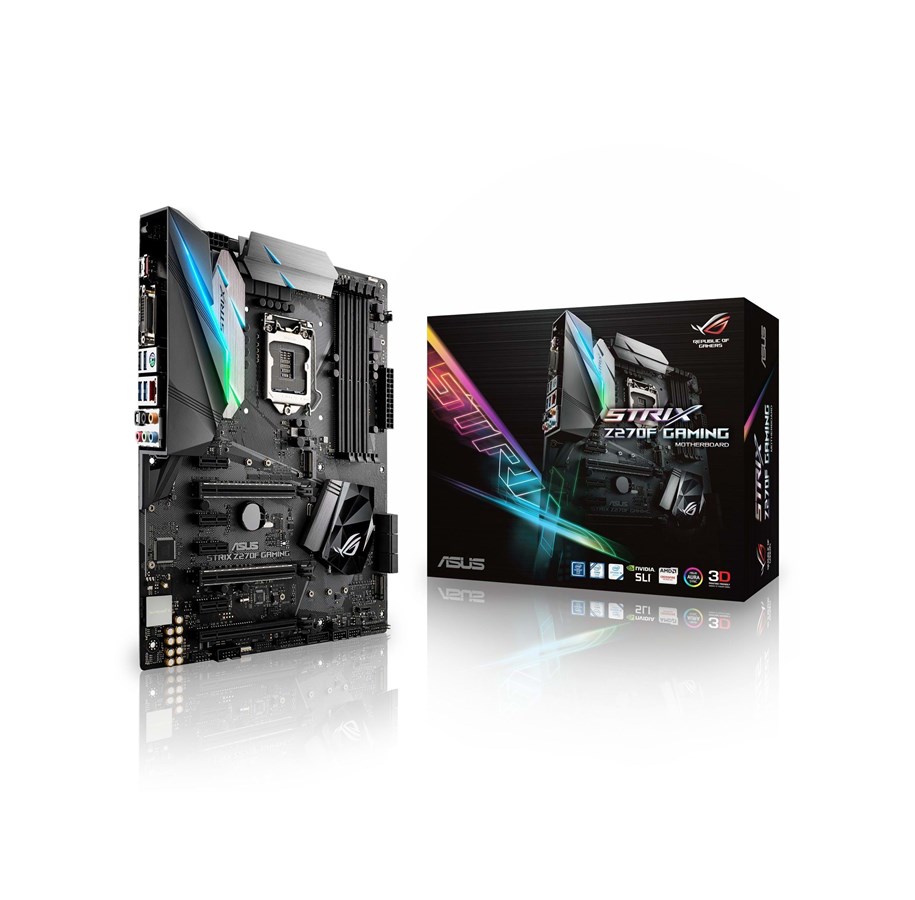 Bundkort - ASUS ROG STRIX Z270F GAMING Bundkort - Intel Z270 - Intel LGA1151 - DDR4 RAM - ATX - 90MB0SV0-M0EAY0