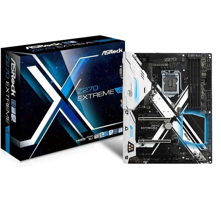 Bundkort - ASRock Z270 Extreme4 Bundkort - Intel Z270 - Intel LGA1151 socket - DDR4 RAM - ATX - Z270 Extreme4