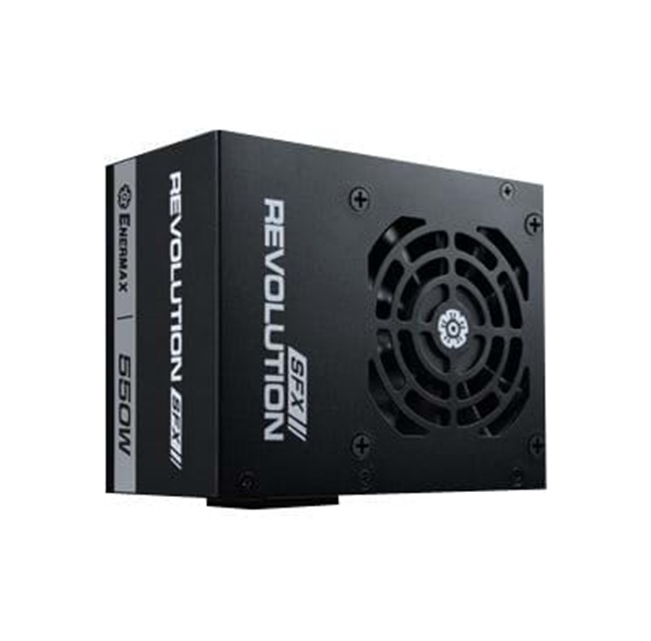 Strømforsyning - Enermax Revolution SFX Strømforsyning - 550 Watt - 80 mm - ATX - 80 Plus Gold certified - ERV550SWT