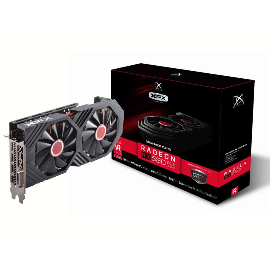 Grafikkort - XFX Radeon RX 580 GTS XXX - 8GB GDDR5 RAM - Grafikkort - RX-580P8DFD6