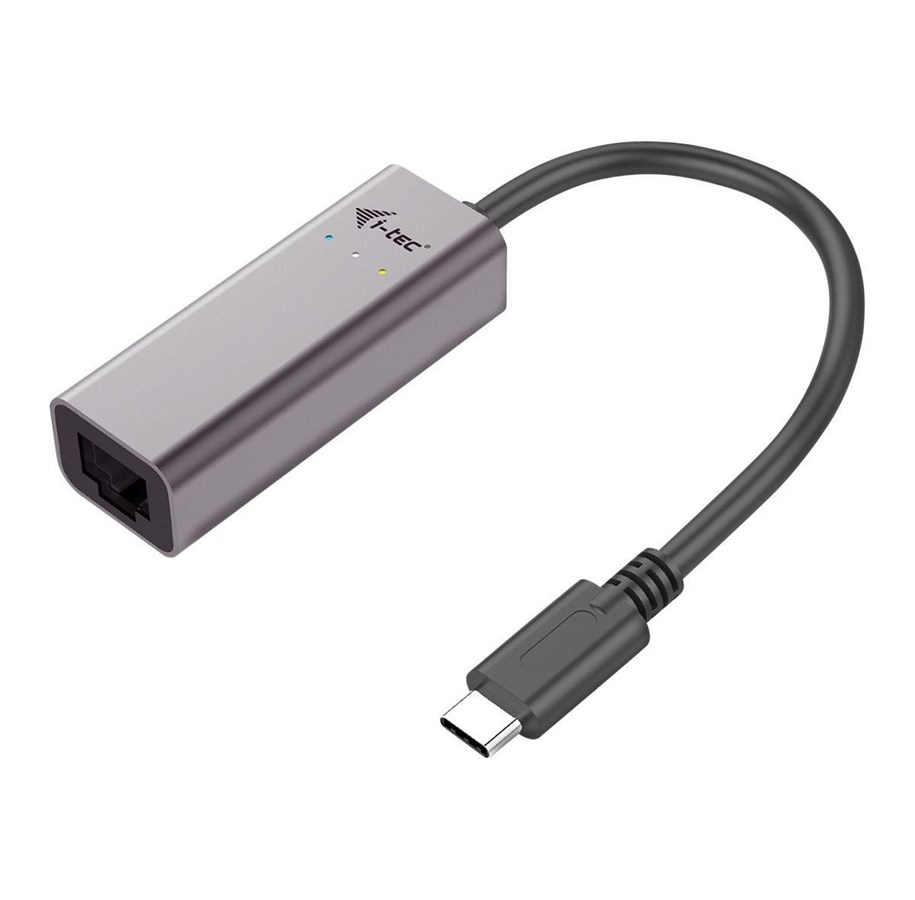 Netværksadapter (netkort, printserver mv.) - I-Tec USB-C Metal Gigabit Ethernet Adapter - USB-C 3.1 - 1-Port Gigabit Ethernet - C31METALGLAN