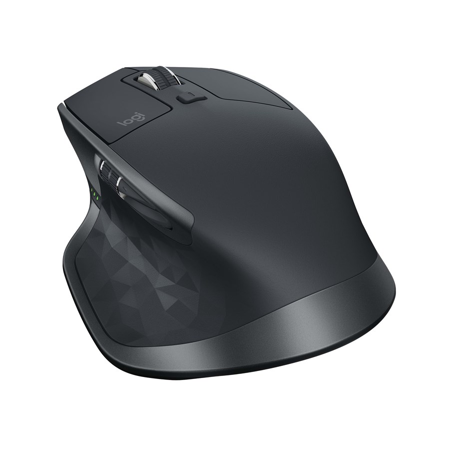 Mus - Logitech MX Master 2S Wireless Mouse - Graphite - Ergonomisk mus - Laser - 7 knapper - Sort - 910-005139
