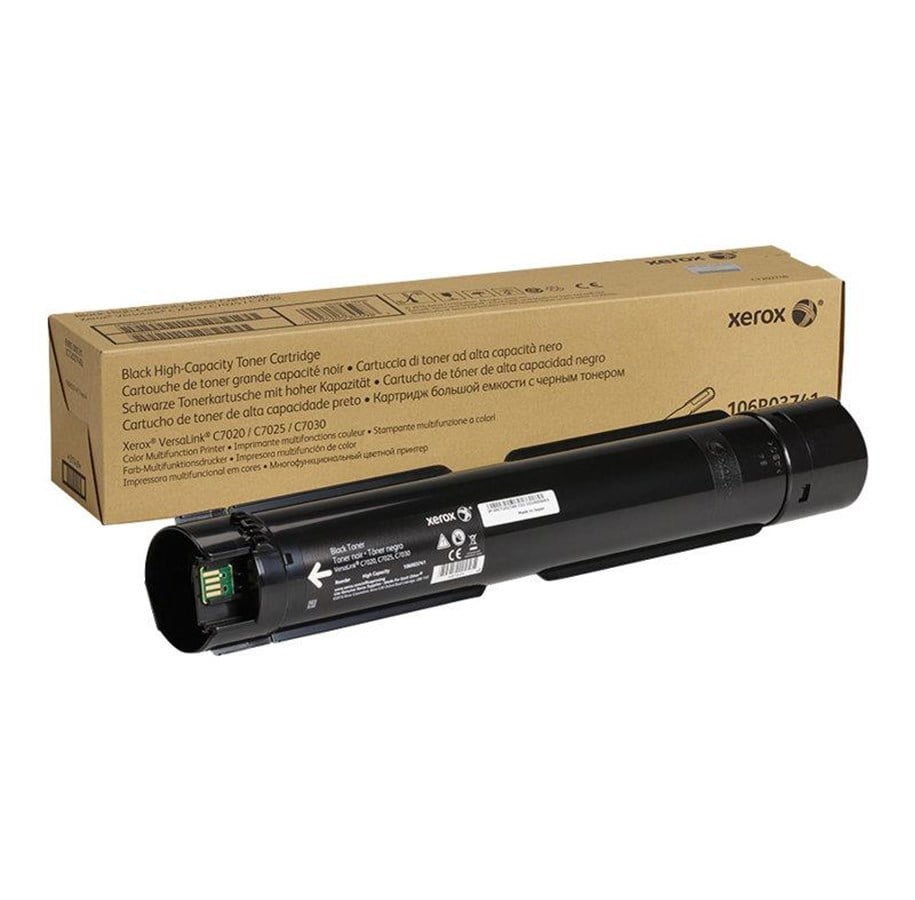 Blæk, Toner & Forbrugsstoffer - Xerox 106R03741 / VersaLink C7020/C7025/C7030 High Capacity Black Toner - 106R03741