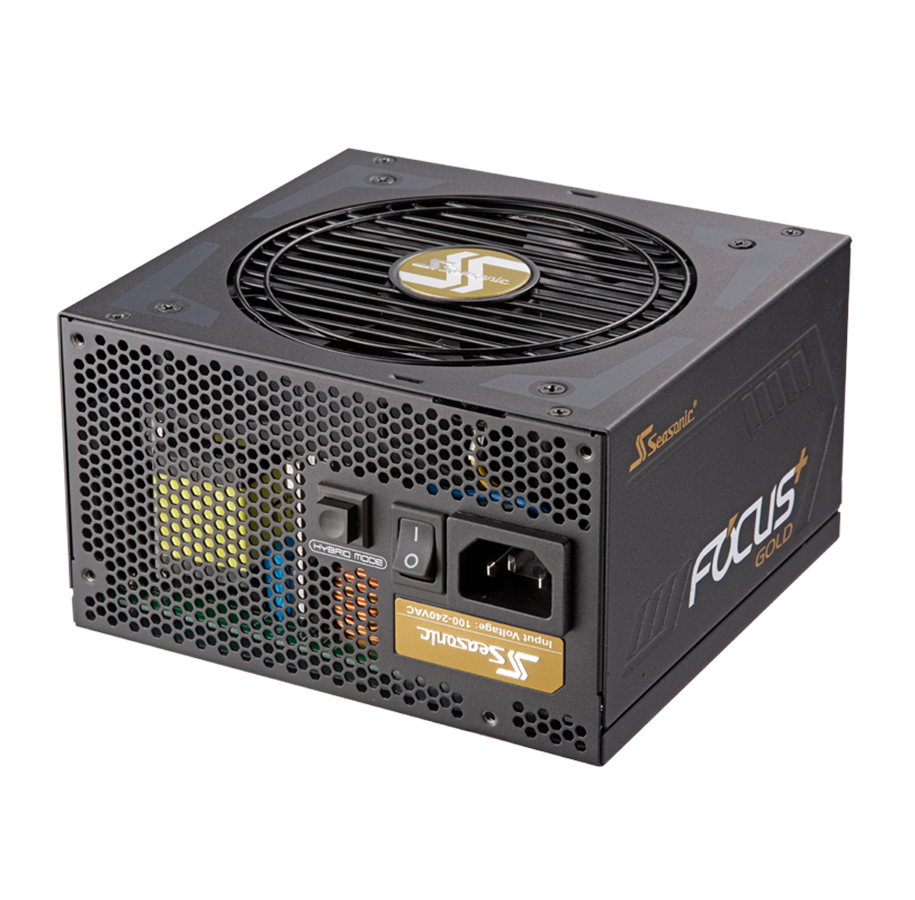 Strømforsyning - Seasonic Focus Plus 650 Gold Strømforsyning - 650 Watt - 120 mm - ATX - 80 Plus Gold certified - SSR-650FX