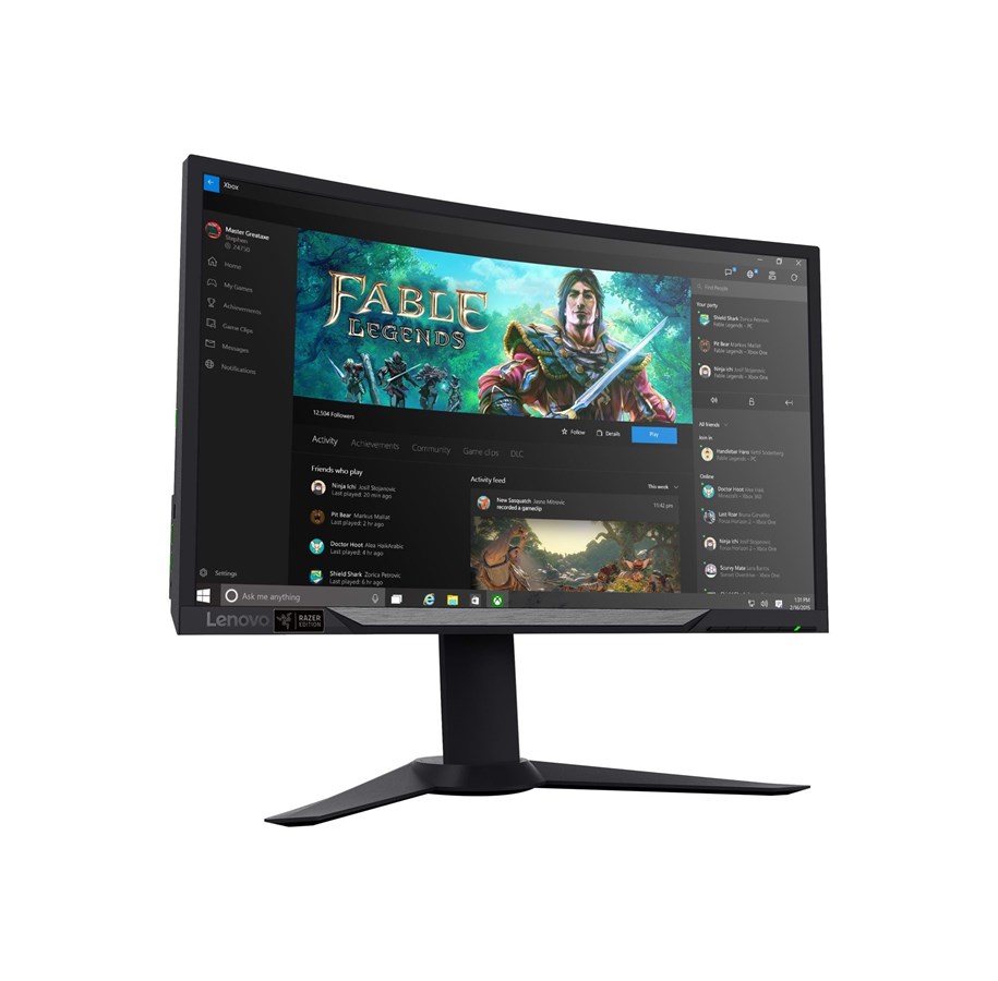 Skærm - 27" Lenovo Y27f Gaming - 65BFGAC1EU