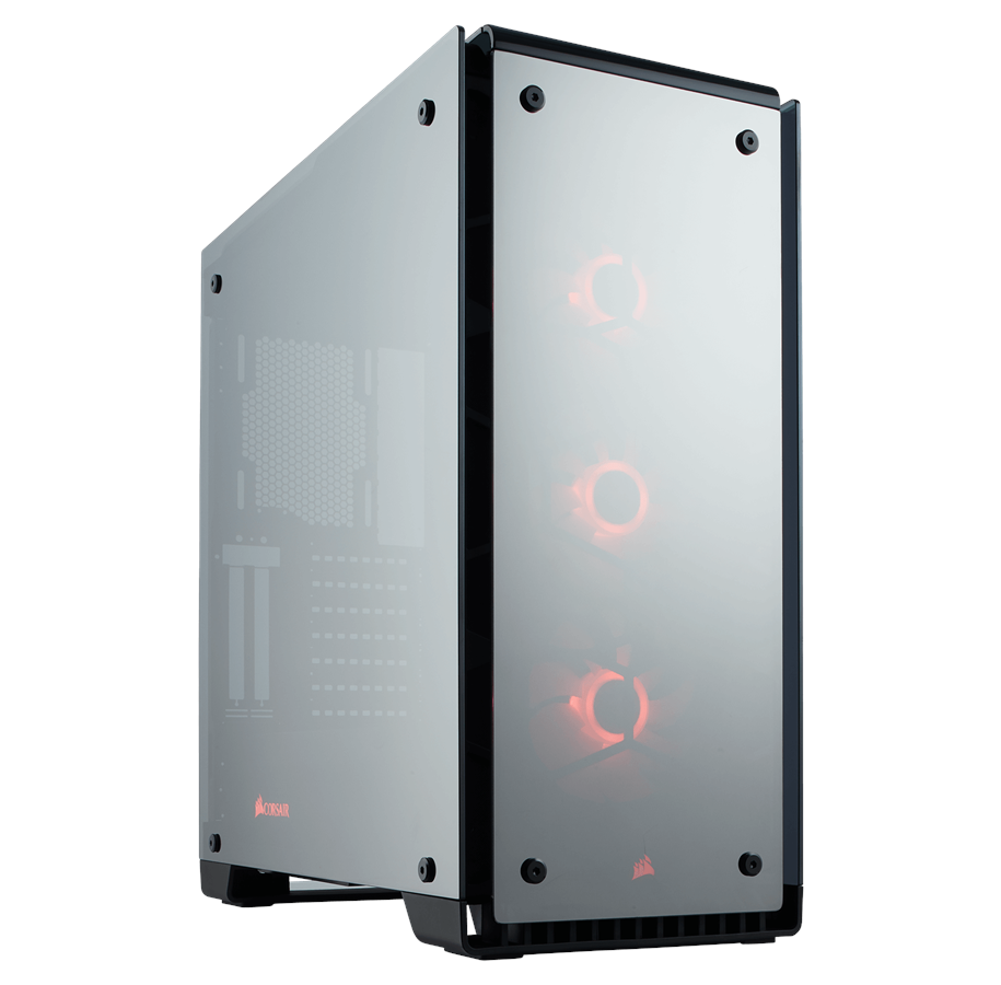 Kabinet - Corsair Crystal 570X RGB Mirror Black - Kabinet - Miditower - Gennemsigtig - CC-9011126-WW