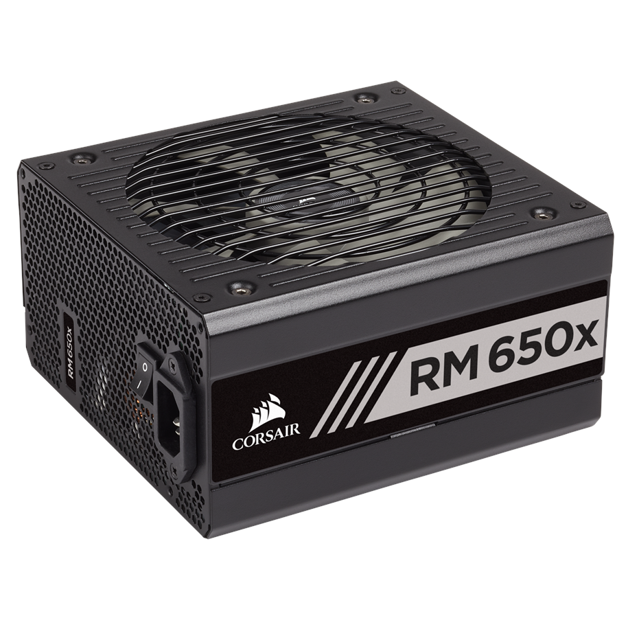 Strømforsyning - Corsair RM650x (2018) Strømforsyning - 650 Watt - 135 mm - 80 Plus Gold certified - CP-9020178-EU