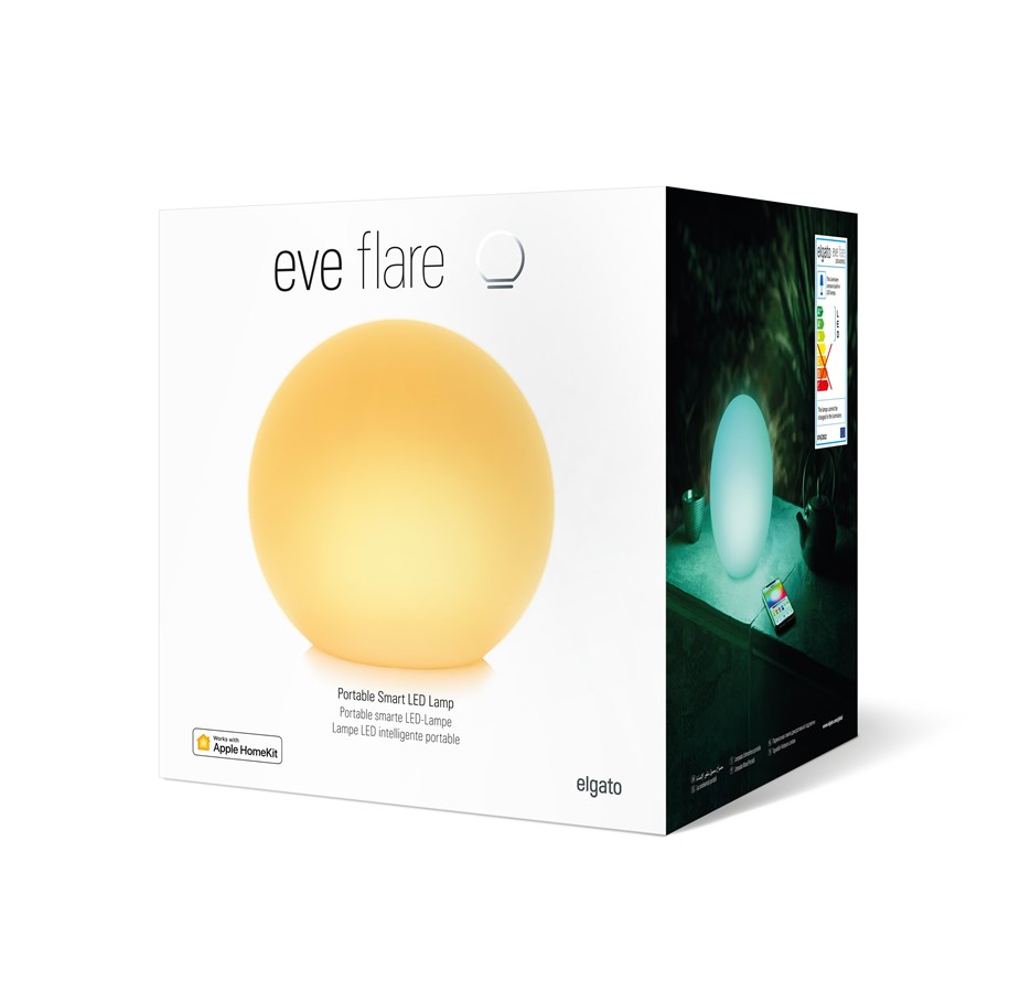 Smart Home - Eve Flare - Portable Smart LED Lamp for Apple HomeKit - 10EAX8301