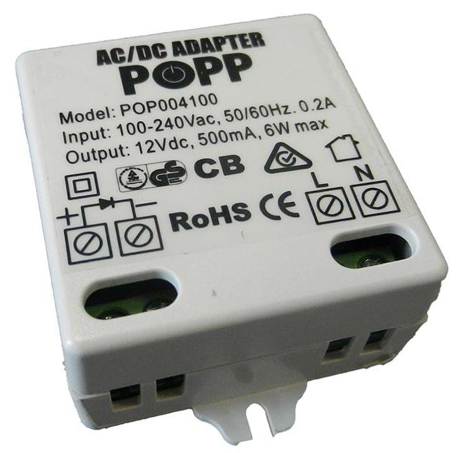 Smart Home - Popp External Mains Adapter for POPP Smoke Sensor POPE0 - POPE004100