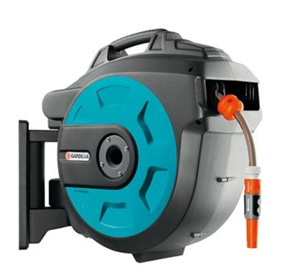 Havevanding - Gardena Vægmonteret slangeboks 30 m. automatisk oprulning - 08026-20