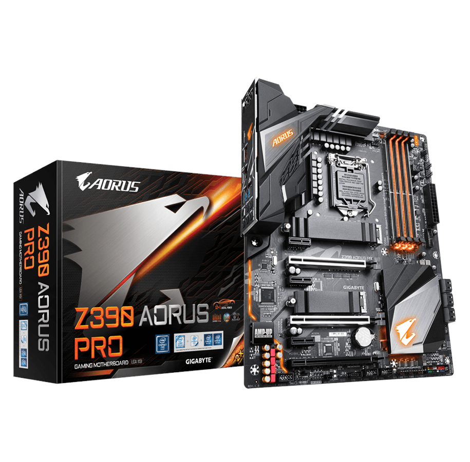 Bundkort - GIGABYTE Z390 AORUS PRO Bundkort - Intel Z390 - Intel LGA1151 socket - DDR4 RAM - ATX - Z390 AORUS PRO
