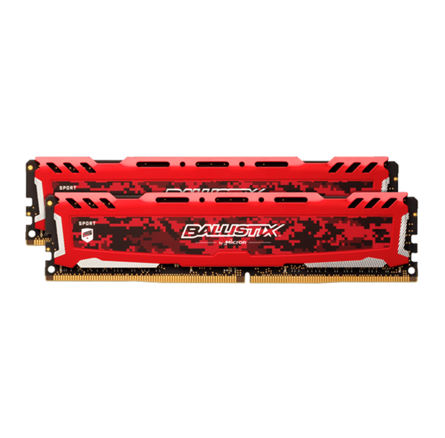 Crucial Ballistix Sport LT DDR4-2400 CL16 DC - 8GB | Billig