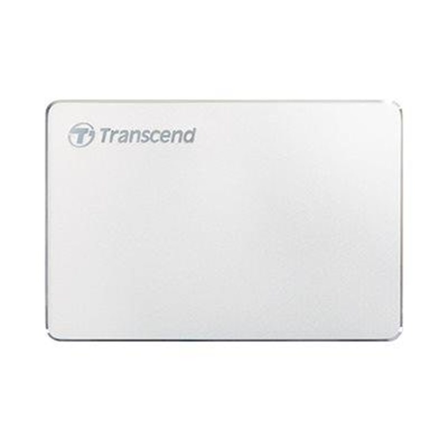 Harddisk - Ekstern - Transcend StoreJet 25C3S - 1TB - Ekstern Harddisk - Sølv - TS1TSJ25C3S