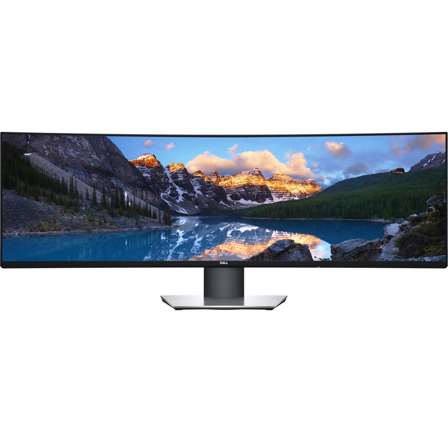 Skærm - 49" Dell UltraSharp U4919DW - 5120x1440 (DQHD) - IPS - 90W USB 3.0 HUB - Curved - DELL-U4919DW
