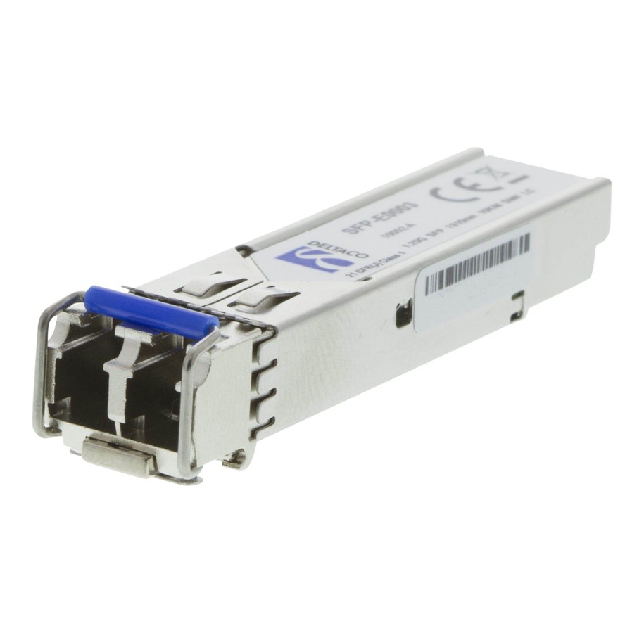 Repeater, boostere, bridges & transceiver - Deltaco SFP 1000Base LX/LH LC 1310nm 10km - SFP-C0007