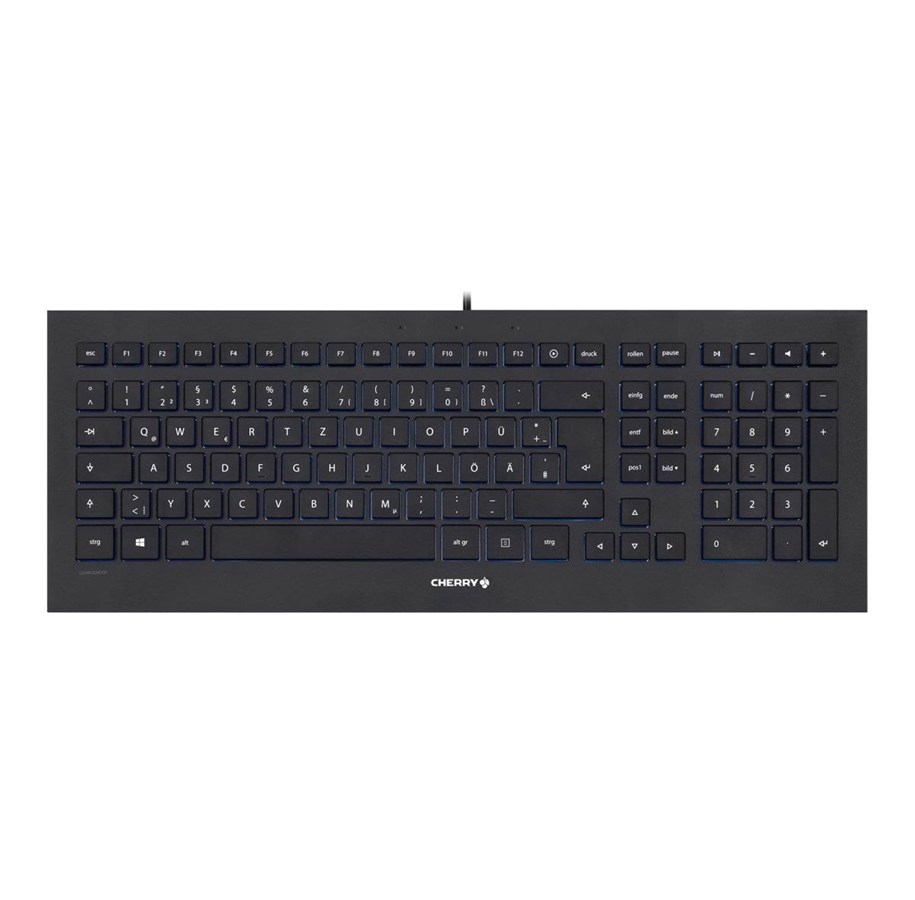 Tastatur - Cherry STRAIT 3.0 - Tastatur - Sort - JK-0360PN