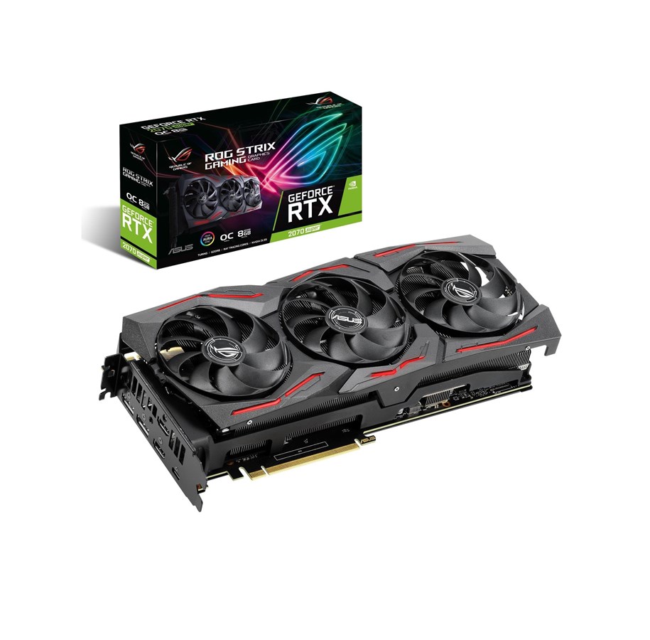 Grafikkort - ASUS GeForce RTX 2070 SUPER OC - 8GB GDDR6 RAM - Grafikkort - 90YV0DI0-M0NA00