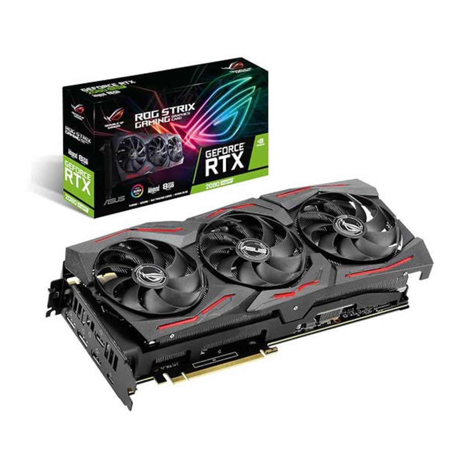 Grafikkort - ASUS GeForce RTX 2080 SUPER Advanced - 8GB GDDR6 RAM - Grafikkort - 90YV0DH1-M0NM00