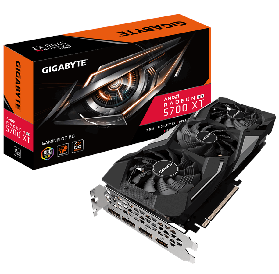 Grafikkort - GIGABYTE Radeon RX 5700 XT GAMING OC - 8GB GDDR6 RAM - Grafikkort - GV-R57XTGAMING OC-8GD