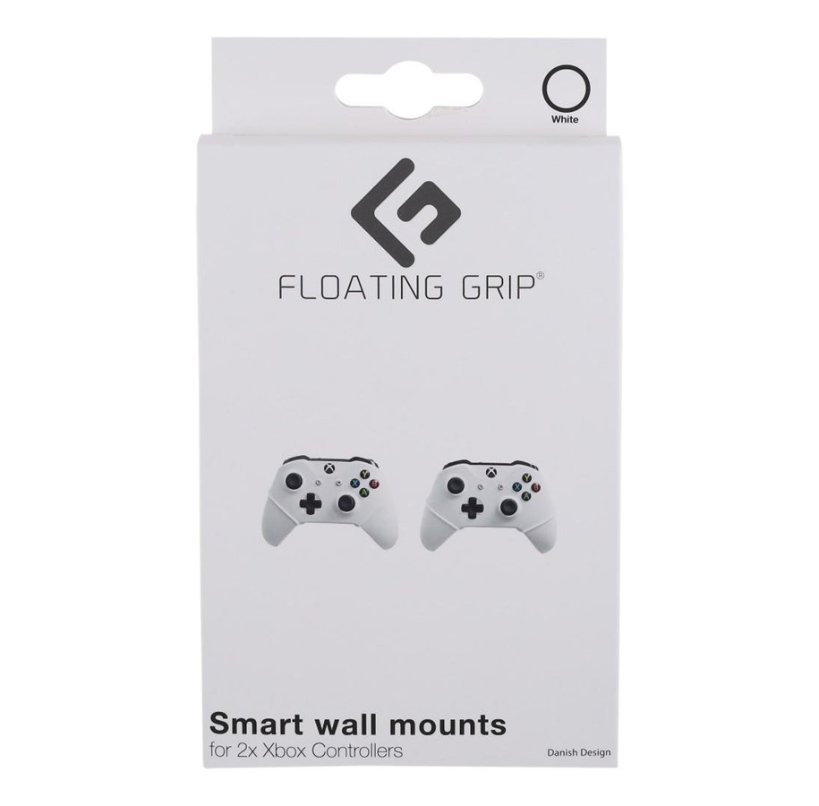 Spil tilbehør - Floating Grip 2x Xbox controller Wall Mounts - White - Miscellaneous Tilbehør til spillekonsol - Microsoft Xbox One S - 5713474000173