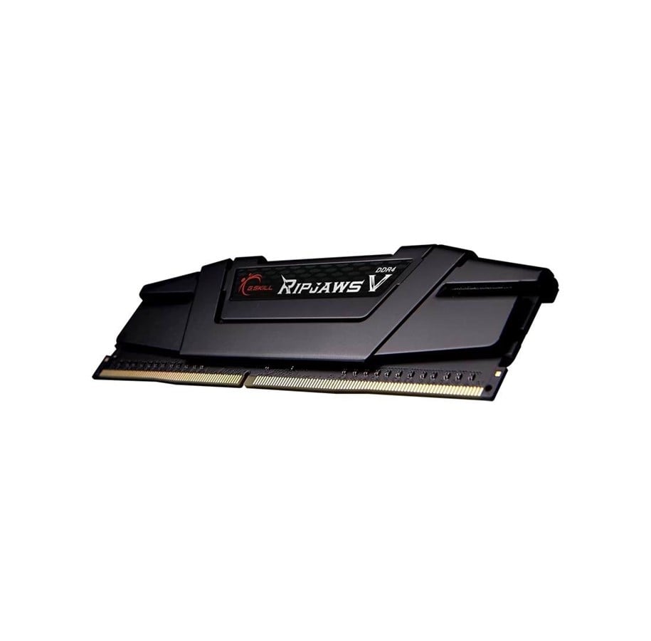 RAM - G.Skill Ripjaws V DDR4-3200 - 32GB - CL16 - Single Channel (1 pcs) - Intel XMP - Sort - F4-3200C16S-32GVK