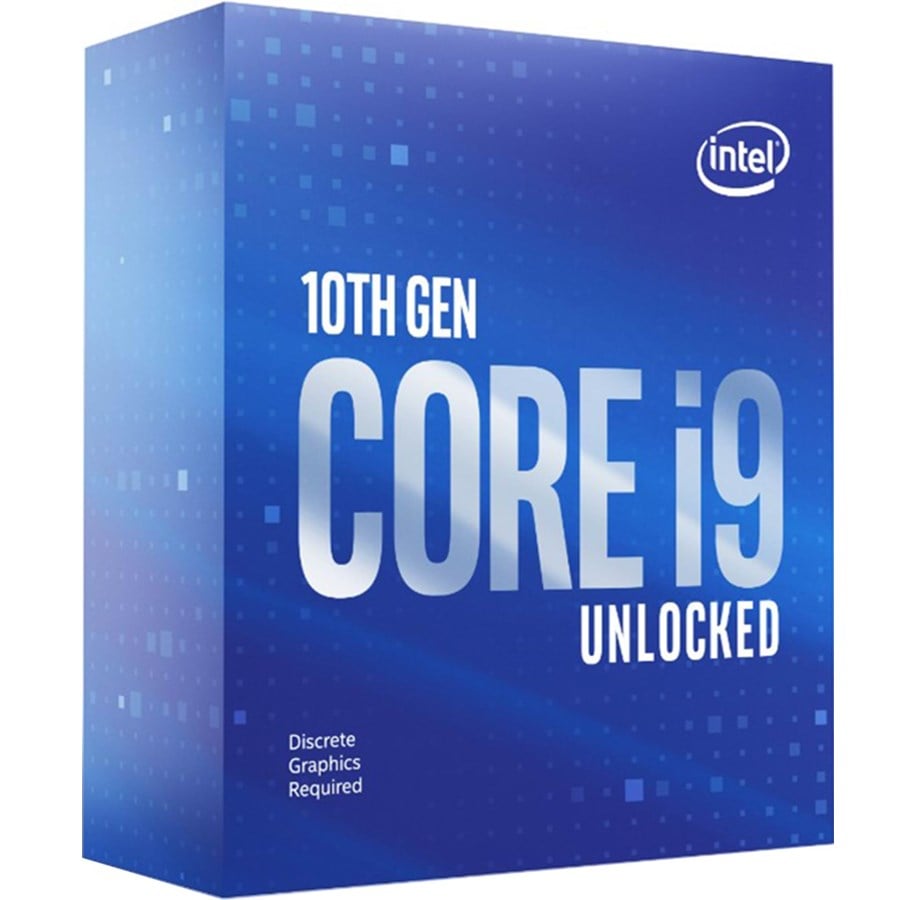 CPU - Intel Core i9-10900KF Comet Lake CPU - 10 kerner - 3.7 GHz - Intel LGA1200 - Intel Boxed (uden køler) - BX8070110900KF