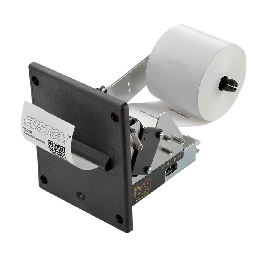 Printer - Custom TG02H Extremely compact and versatile ticket printer - Monokrom - Direkt termisk - 915HZ010300300