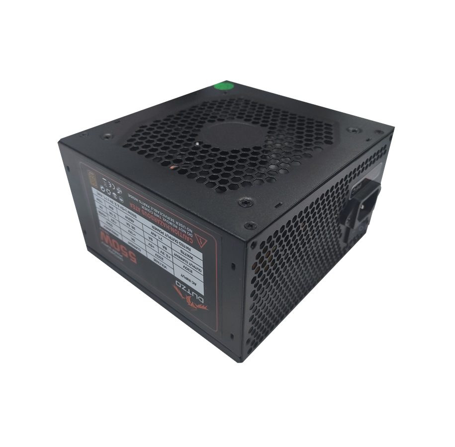 Strømforsyning - DUTZO PS550B Strømforsyning - 550 Watt - 120 mm - ATX - 80 Plus Bronze certified - PS550B-B