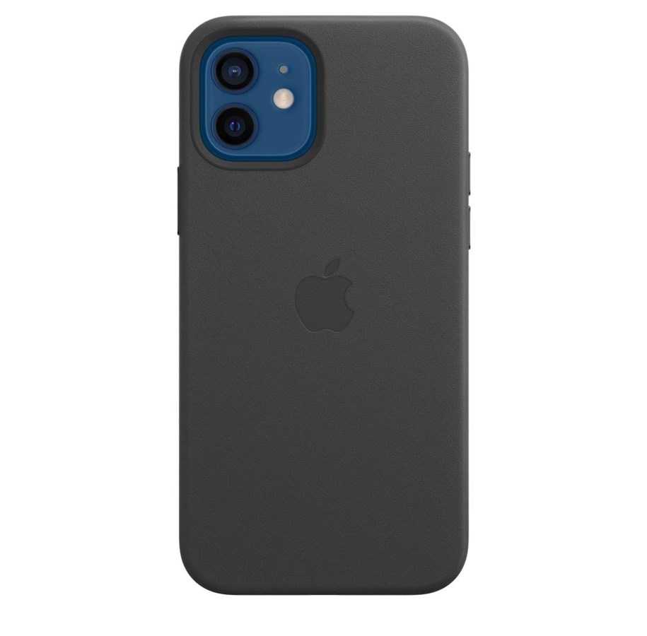 Mobil - Covers & Cases - Apple iPhone 12 | 12 Pro Leather Case with MagSafe - Black - MHKG3ZM/A