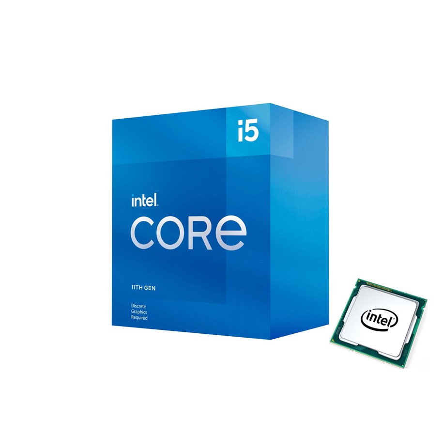 CPU - Intel Core i5-11400F Rocket Lake CPU - 6 kerner - 2.6 GHz - Intel LGA1200 - Intel Boxed (med køler) - BX8070811400F