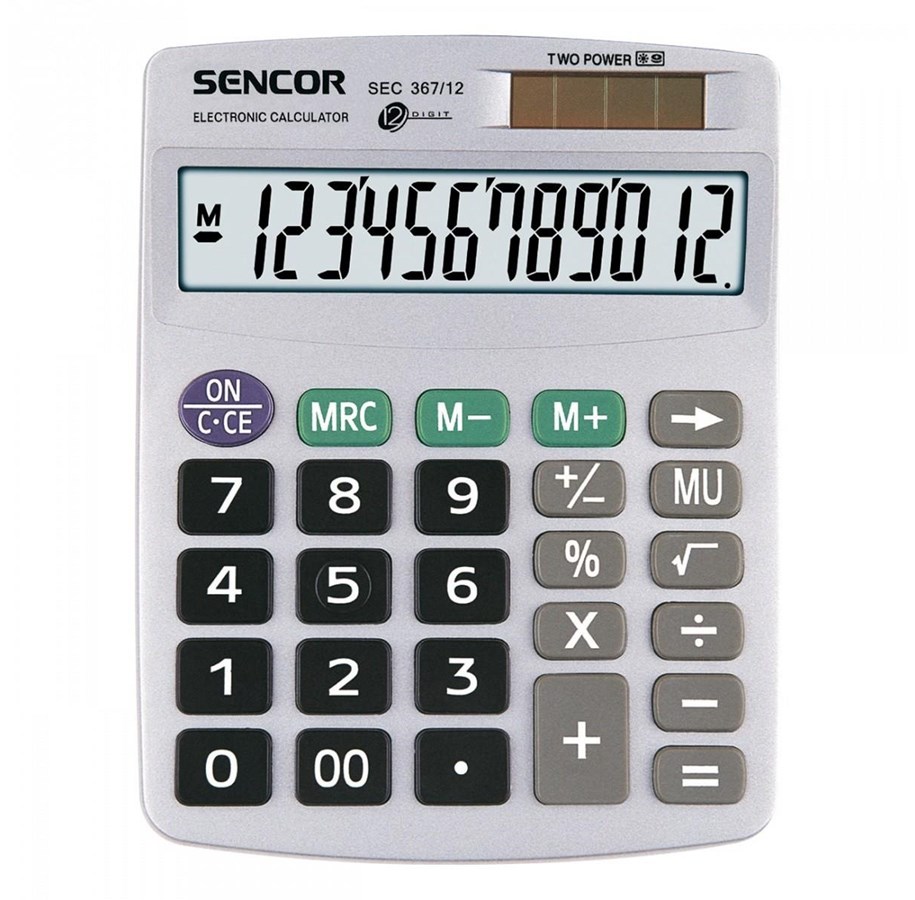 Lommeregner - Sencor SEC 367/12 - desktop calculator - SEC 367/12