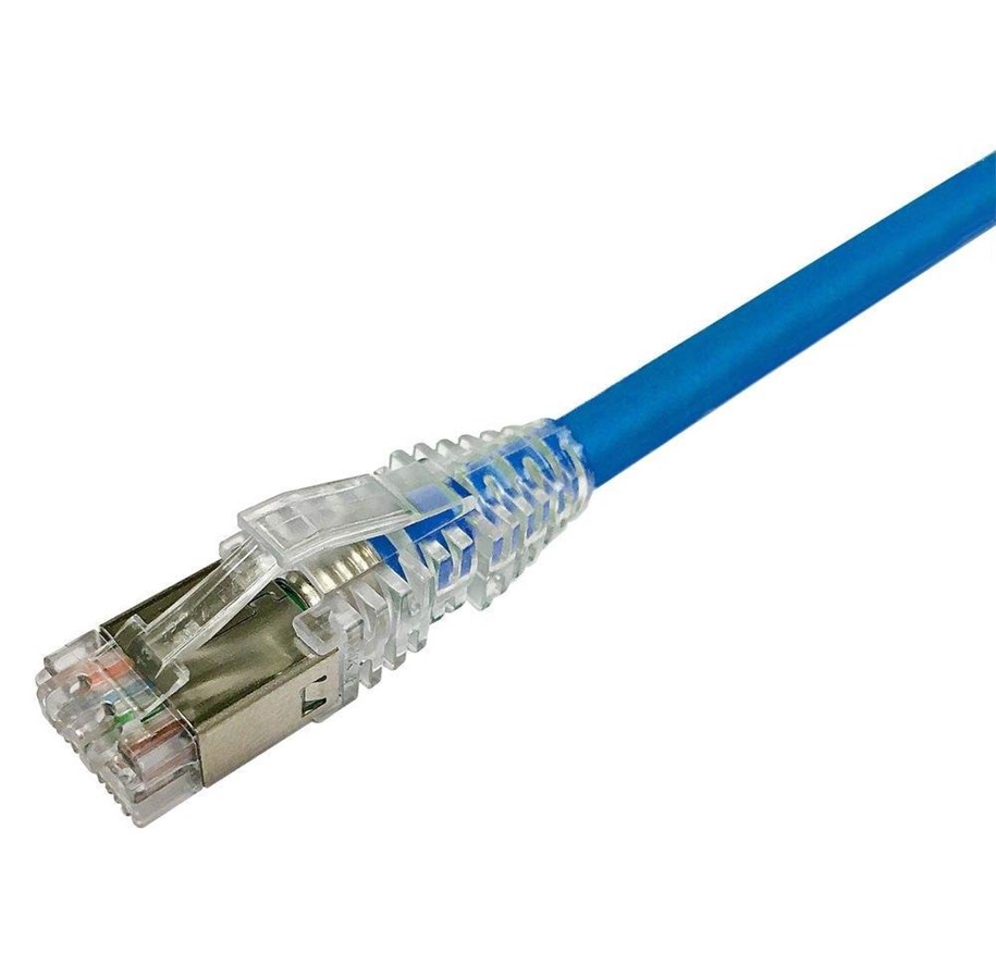 Kobberkabler - Netconnect Patchkabel cat.6a s/ftp blå 2m - NPC6ASZDB-BL002M