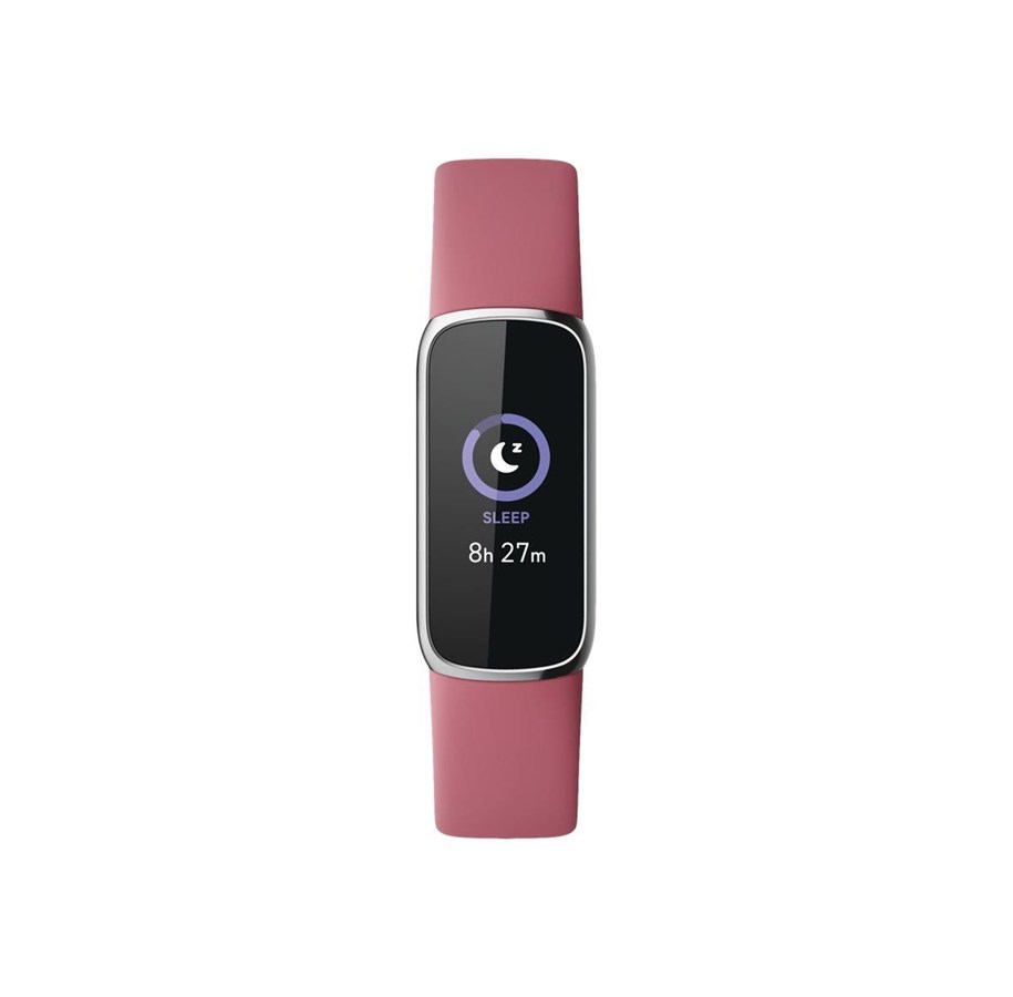 Smartwatch, Sportsur & Aktivitetstracker - Fitbit Luxe Orchid/Platinum - FB422SRMG