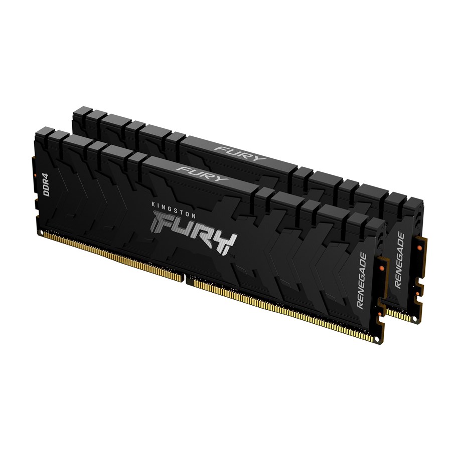 RAM - Kingston FURY Renegade DDR4-3600 - 16GB - CL16 - Dual Channel (2 pcs) - Intel XMP - Sort - KF436C16RBK2/16