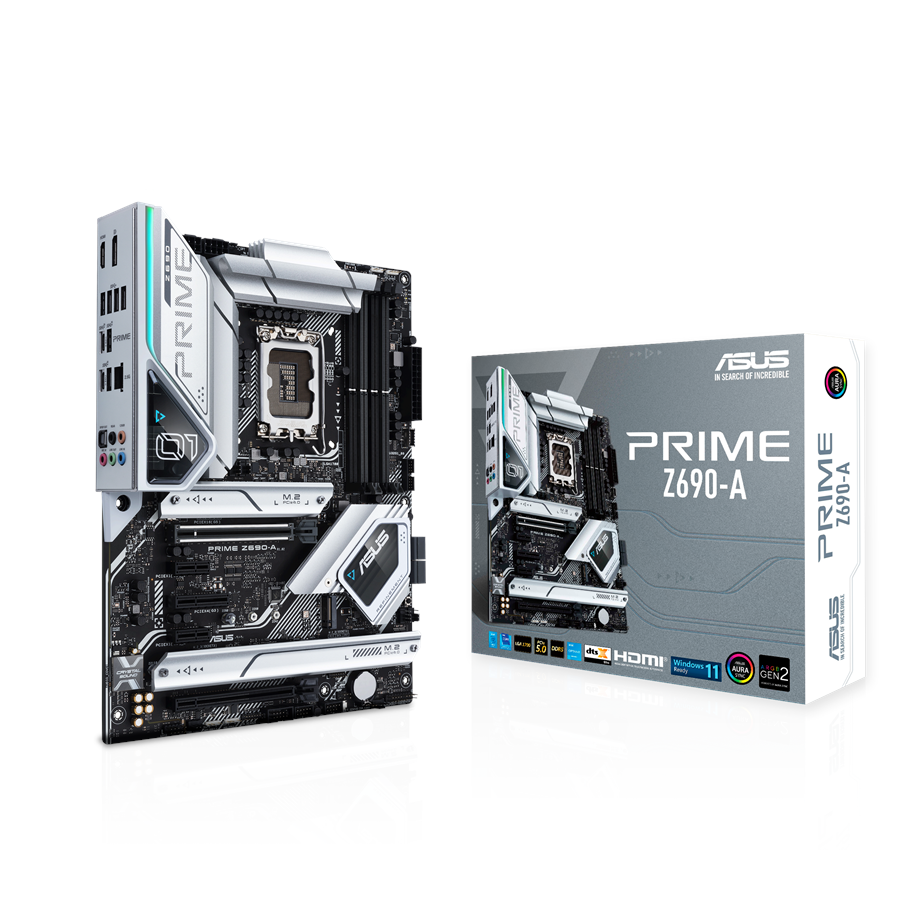 Bundkort - ASUS PRIME Z690-A Bundkort - Intel Z690 - Intel LGA1700 - DDR5 RAM - ATX - 90MB18L0-M0EAY0