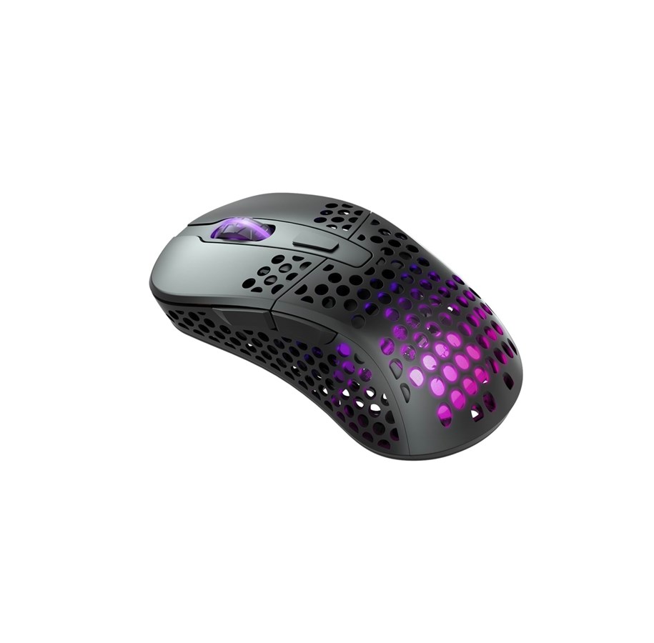 Mus - Xtrfy M4 Wireless RGB Gaming Mouse - Black - Gaming Mus - Optisk - 6 knapper - Sort med RGB lys - M4W-RGB-BLACK