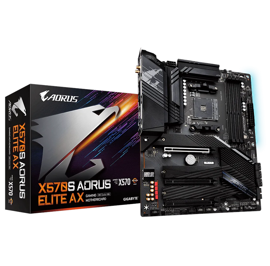 Bundkort - GIGABYTE X570S AORUS ELITE AX Bundkort - socket - X570S AORUS ELITE AX
