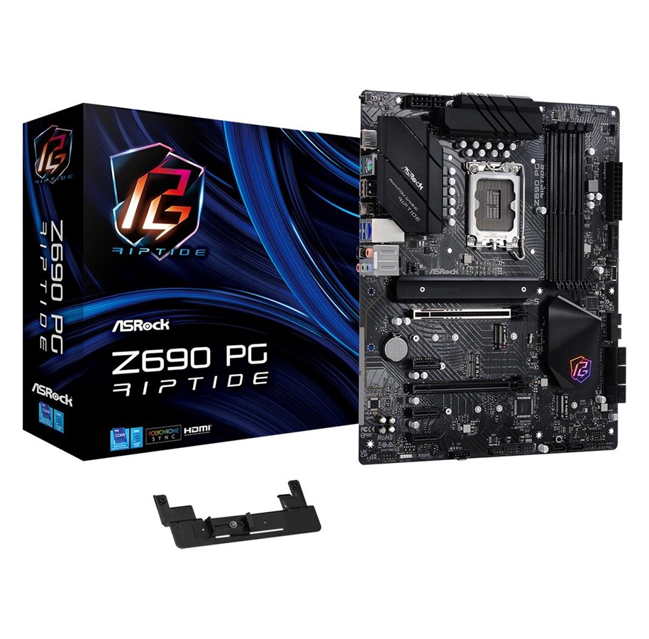 Bundkort - ASRock Z690 PG Riptide Bundkort - Intel Z690 - Intel LGA1700 - DDR4 RAM - ATX - 90-MXBHQ0-A0UAYZ
