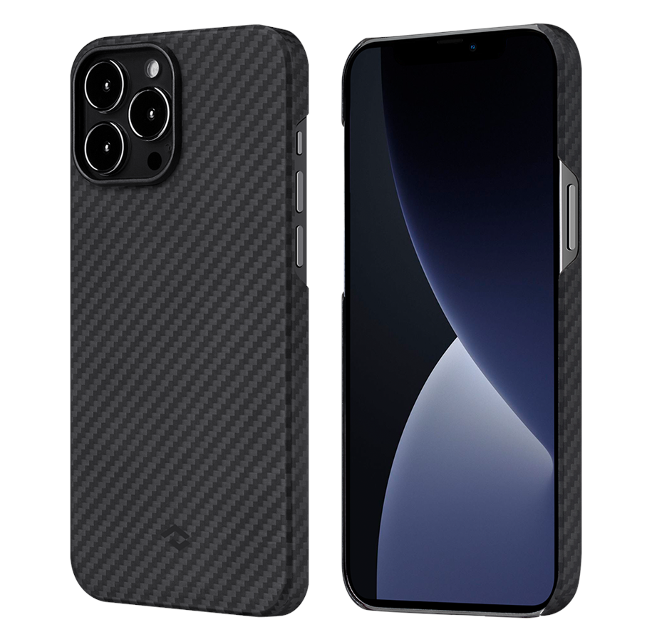Mobil - Covers & Cases - PITAKA Apple iPhone 13 Pro Max MagEZ Case 2 - Black/Grey Twill - KI1301PM