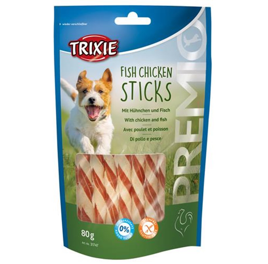Hunde - Trixie PREMIO Fish Chicken Sticks 80 g - TX31747