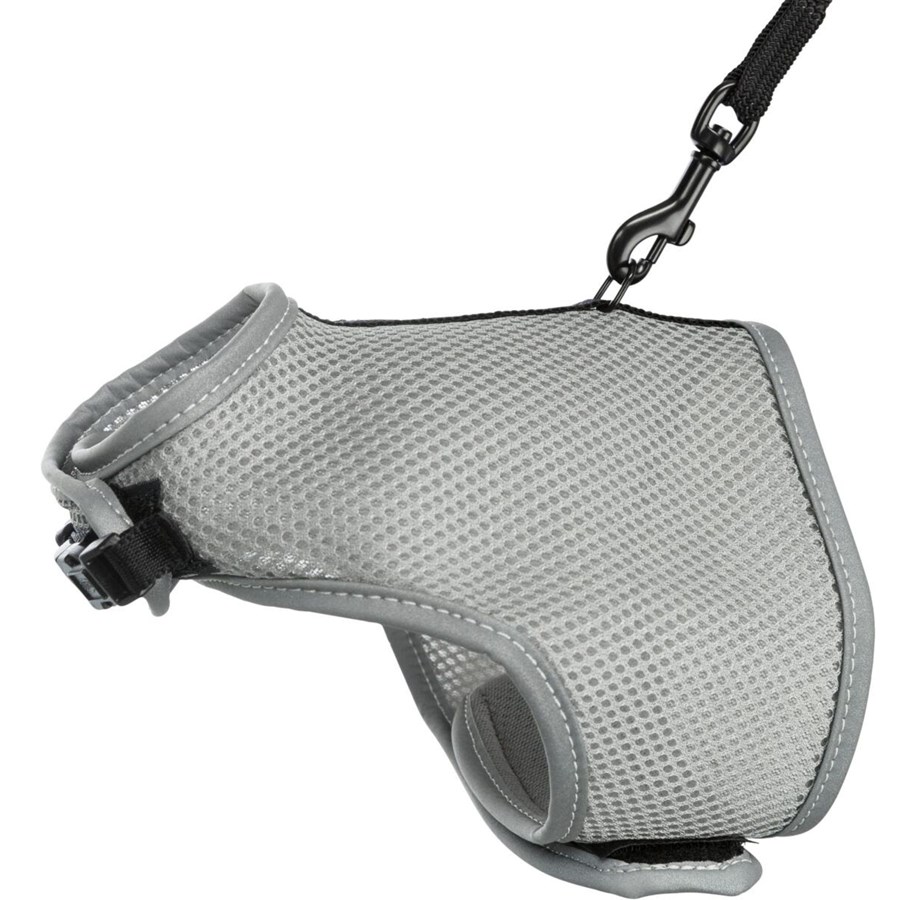 Katte - Trixie Blød Kattesele med Fuldt Elastisk Line Assorterede Farver - TX41896