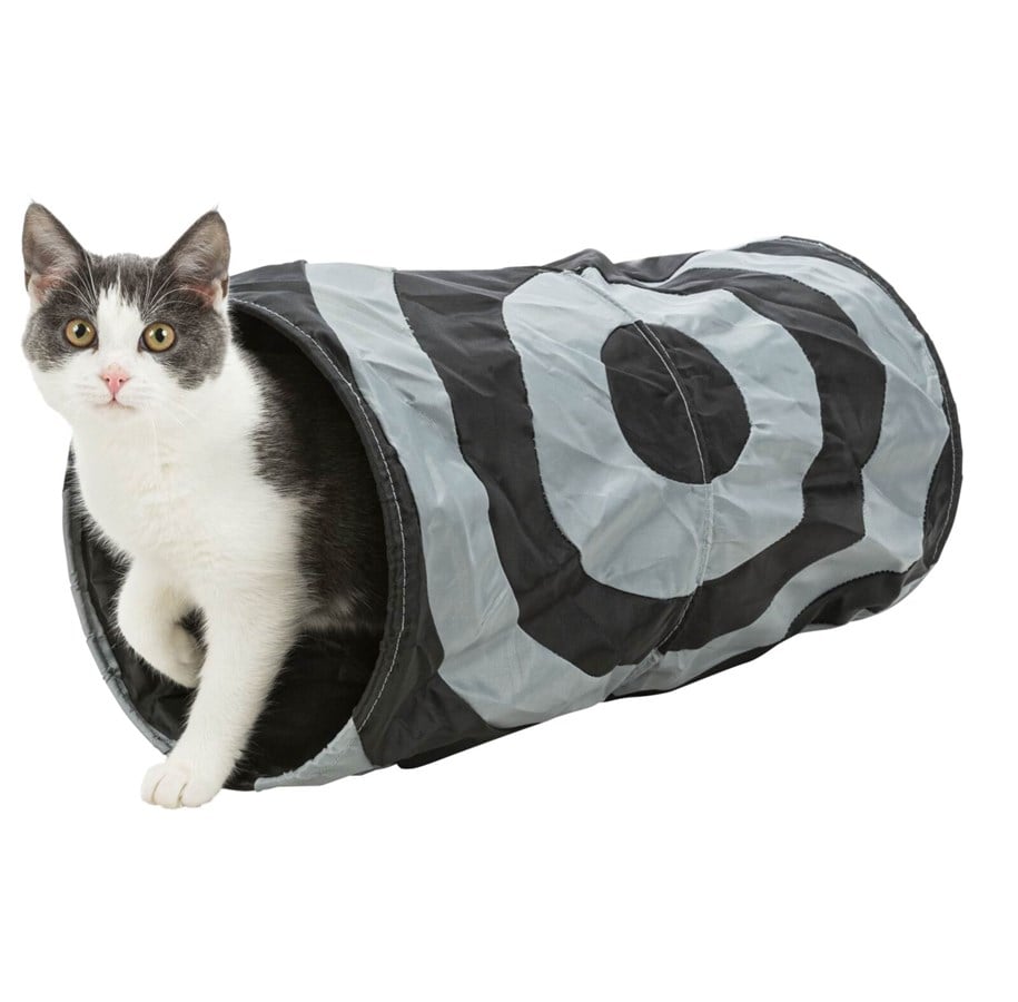 Katte - Trixie Knitre Legetunnel til Katte Assorterede Farver 25x50cm - TX4301