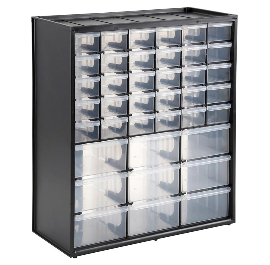Værktøjskasser og lagersystemer - Stanley Multi-Purpose Storage Bin With 30 Small Drawers And 9 Large Drawers - 1-93-981