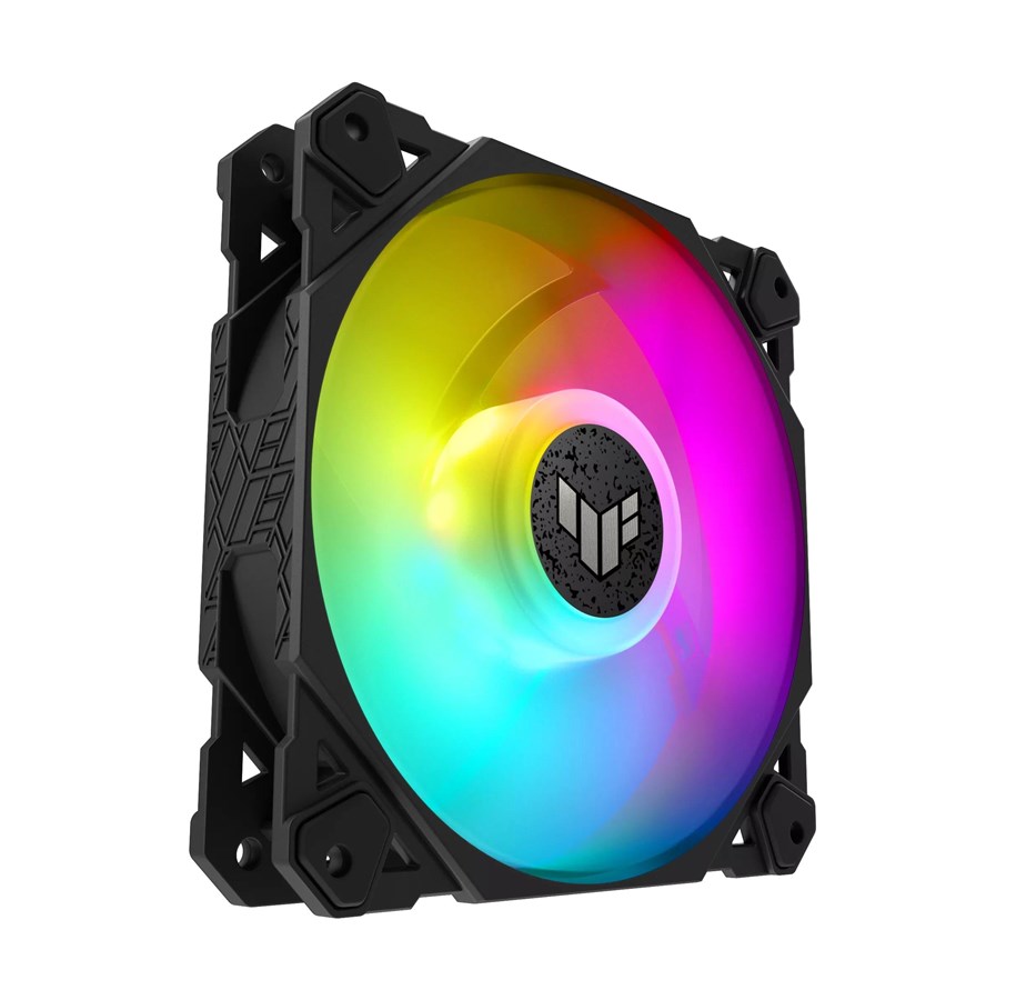 Kabinet Køler - ASUS TUF GAMING TF120 ARGB - Kabinet køler - 120mm - Sort med RGB LED lys - 29 dBA - 90DA0030-B09000