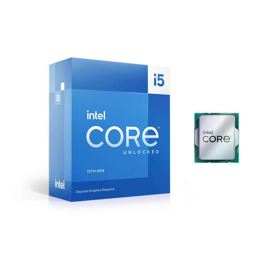 CPU - Intel Core i5-13600KF Raptor Lake CPU - 14 kerner - 3.5 GHz - Intel LGA1700 - Intel Boxed (uden køler) - BX8071513600KF